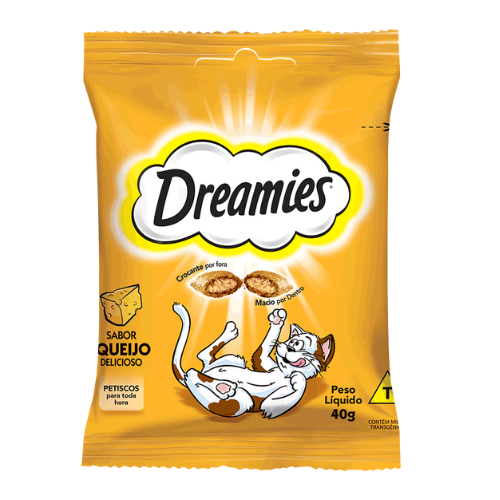 Petisco Dreamies Queijo Para Gatos 40g