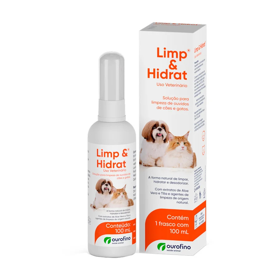 Solução Limpeza de Ouvidos Limp e Hidrat Ourofino 100ml