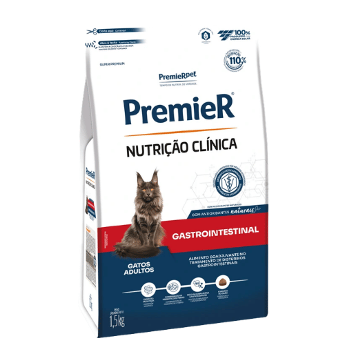 Ração Premier Nutrição Clínica Gatos Gastrointestinal 1,5kg