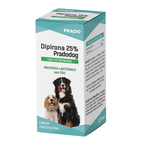 Dipirona 25% Cães e Gatos Pradodog 20ml