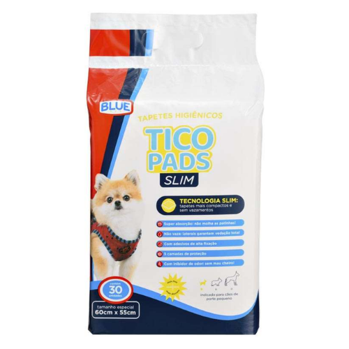 Tapete Higiênico Tico Slim 60x55 30 unid