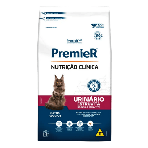 Ração Premier Nutrição Clínica Urinário Gatos 1,5kg
