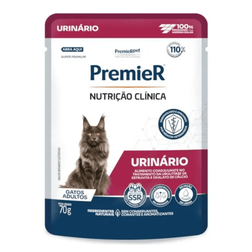 Premier Nutrição Clínica Gatos Urinário Sachê 70g